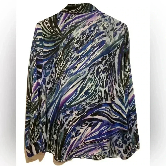 Chico’s Women’s Button-down Collared Sz. 0 - Picture 2 of 6